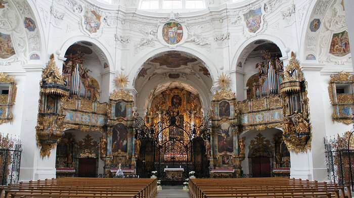 Klosterkirche Muri, Innenansicht