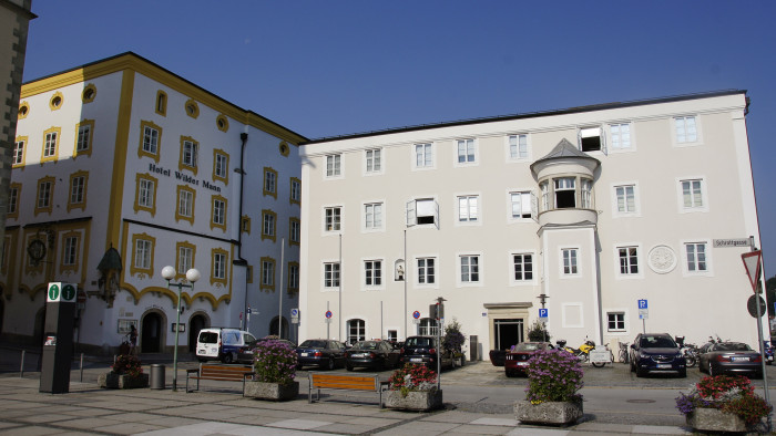Passau, Hotel Wilder Mann, Rathausplatz