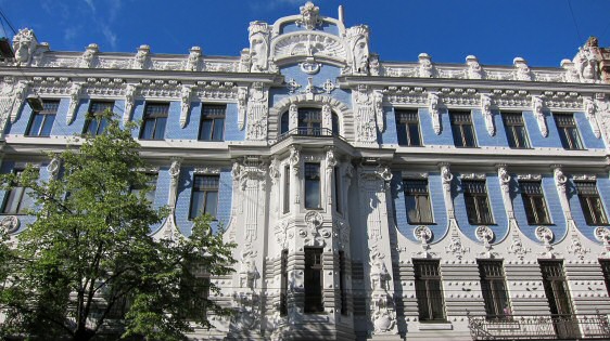 Maison de style Art nouveau  Riga