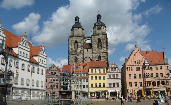 Market place of Wittenberg