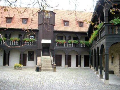 Renaissance courtyard