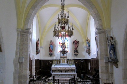 Lascabanes Kirche Innen