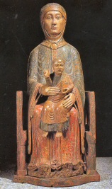 romanische Madonna von Sauges