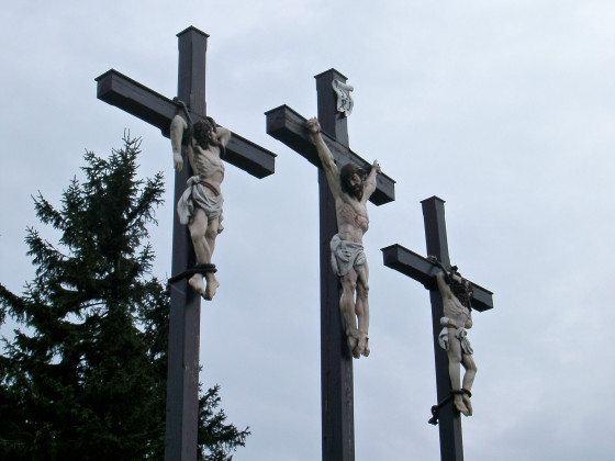 the crosses on Kreuzberg