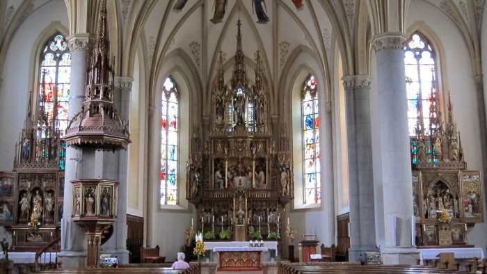 Altars of the Schwanenstadt church