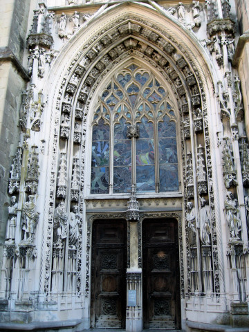 Westportal Kathedrale Lausanne