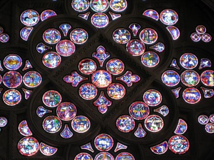Kathedrale Lausanne Fensterrose