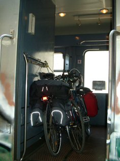 Vélos dans le train