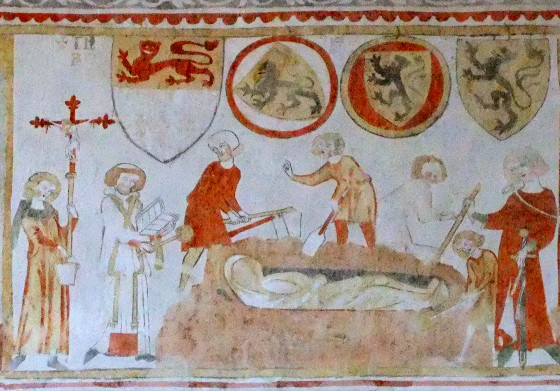 Fresque: vque Arbogast Mise au tombeau