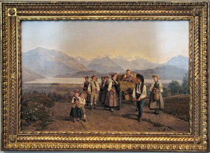 Waldmüller painting of the lake Zug
