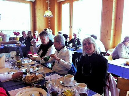 Mittagessen im Weissfluhjoch 2