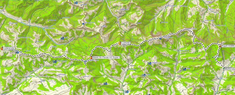 Wanderstrecke