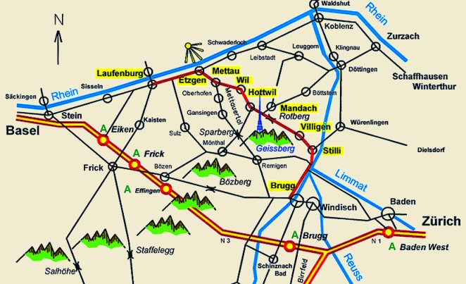 Karte Flösserweg