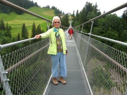 H&auml;ngebr&uuml;cke &uuml;ber das Lauitobel