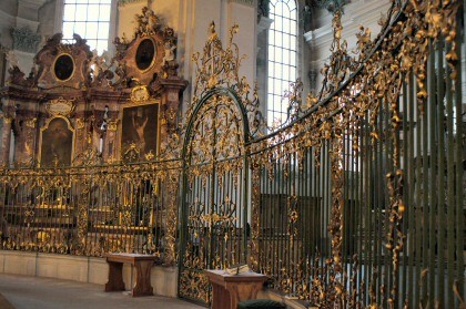 Barock Gitter im Dom zu St. Gallen