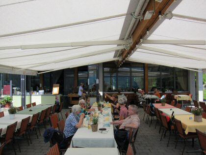 Terrasse des Eigenthalerhofs