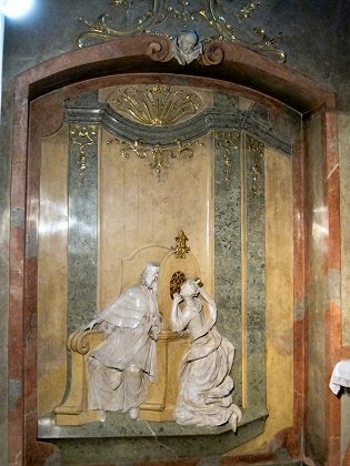 Saint Népomucène et la confession de la reine