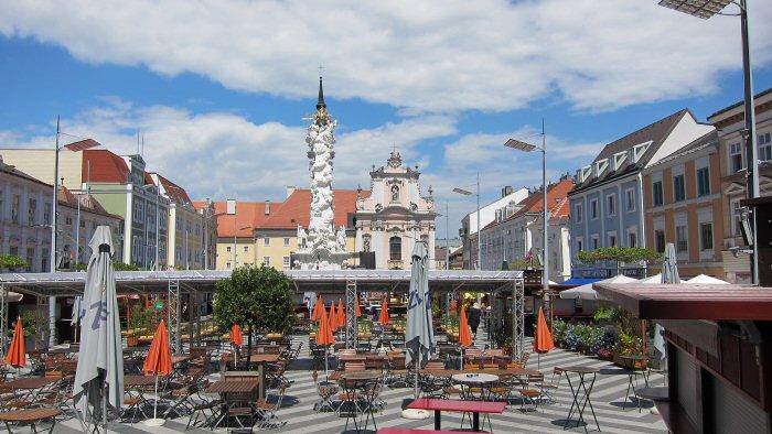 St. Pölten, Place de l'hôtel de ville