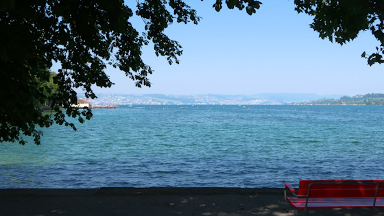 Au bord du lac de Zurich