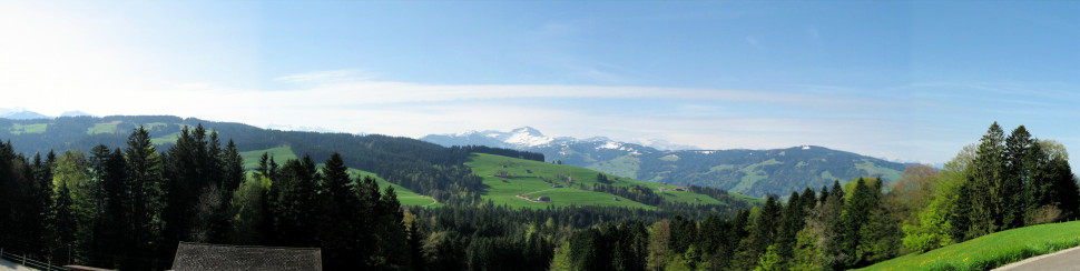 Panoramablick Speer
