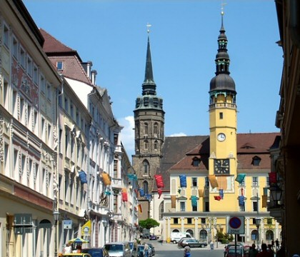 Hauptmarkt mit Rathaus und Petridom