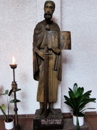 Saint Jacques dans l'église d'Asten en Haute-Autriche