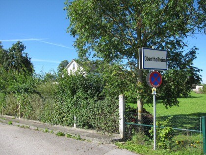 Panneau de signalisation d'Oberthalheim