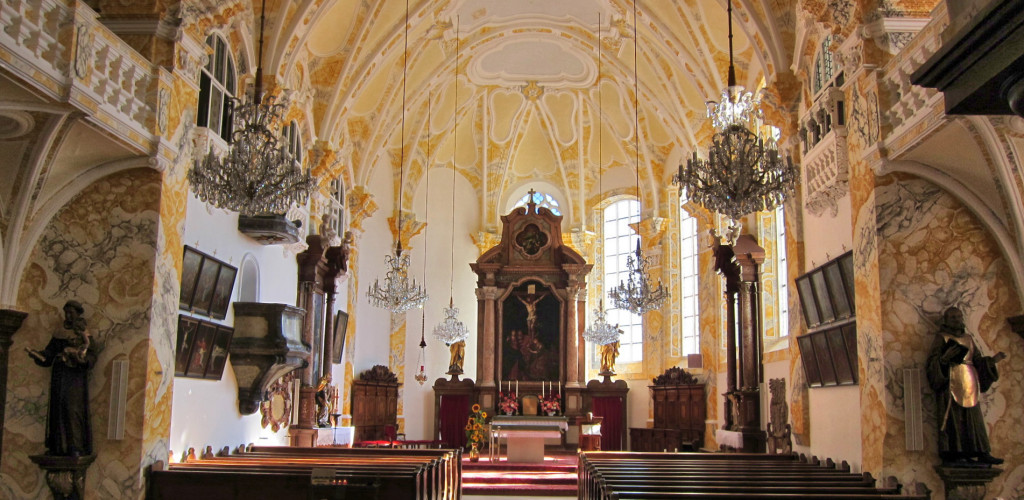 Sankt Anna Kirche in Obertalheim, Innenansicht