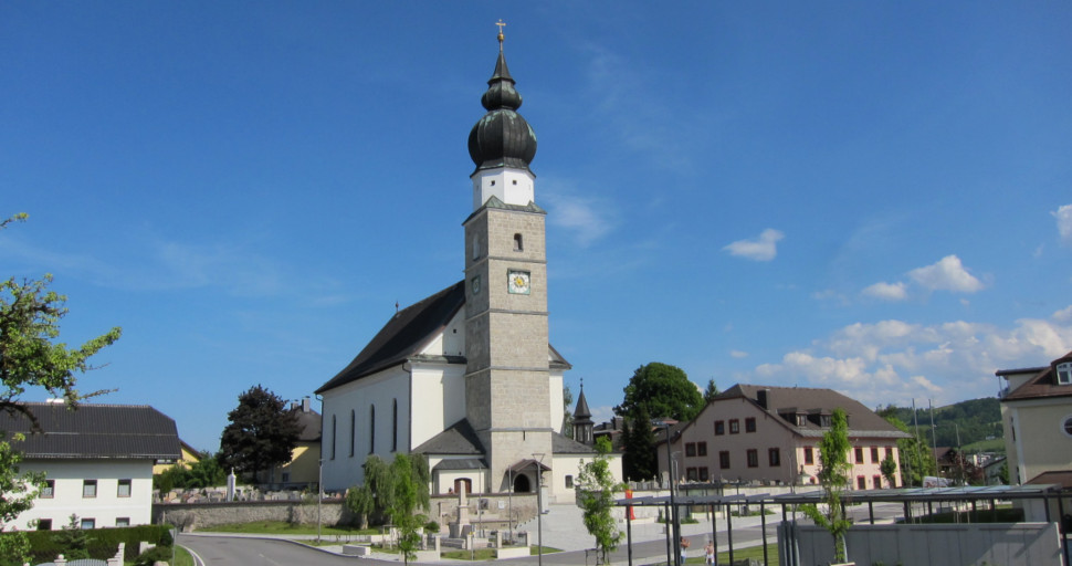 L'église Saint-Martin à Eugendorf