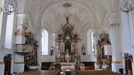 Jakobskirche in Unken, Innenansicht