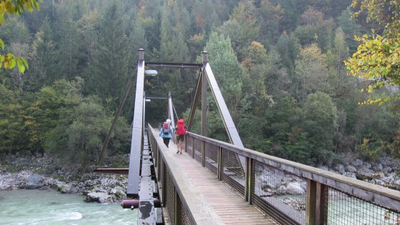 Brücke über die Saalach bei Unken