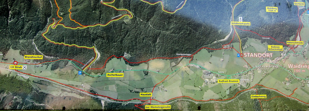 Panneau d'information Waidring