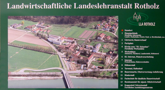 Tafel Landeslehranstalt Rotholz