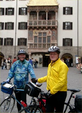 at the goldenes Dachl in Innsbruck