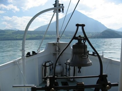 Glocke des Dampfschiffs Blümlisalp