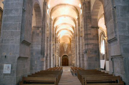 Cathédrale de Payerne, vue intérieure