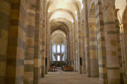 Cathedral Payerne, interior view