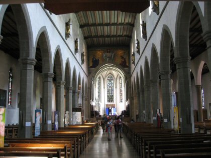 Innenraum der Liebfrauenkirche in Ravensburg