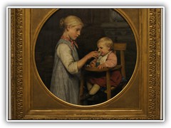 Albert Anker "the little mother"