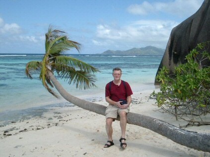 Gerhard an der Barcardi Beach