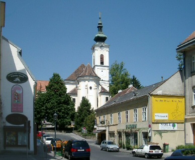 Wolfrathplatz avec l'glise Ober St. Veit