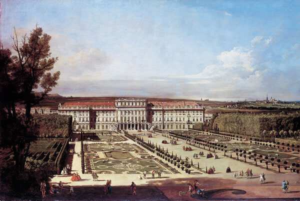 Schönbrunn de Canaletto, KHM-Vienne
