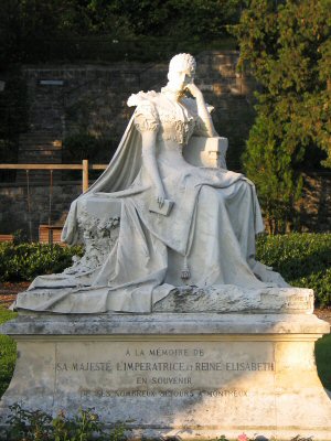Kaiserin Elisabeth Denkmal in Montreux