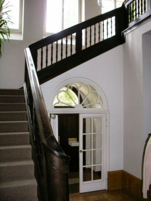 staircase inside the Villa Trapp